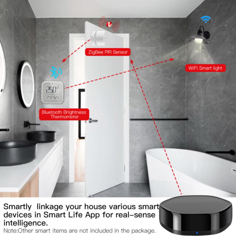 Bluetooth Multi-Mode Gateway WiFi IR Wireless Remote Controller Smart Home Bridge Works With Alexa Google Home