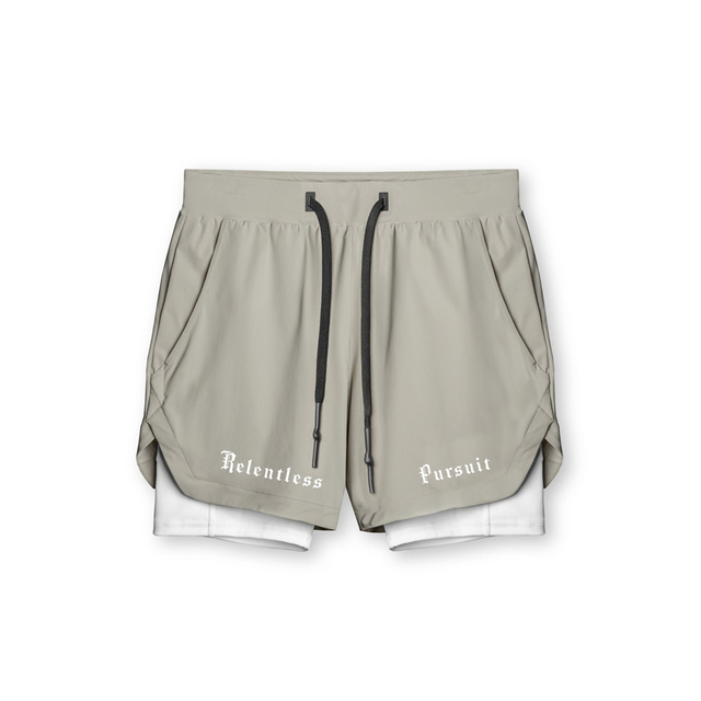 camouflage Running Shorts Men 2 in 1 Sports Jogging Fitness tatting Quick Dry Gym Training Sport Workout Short Pants