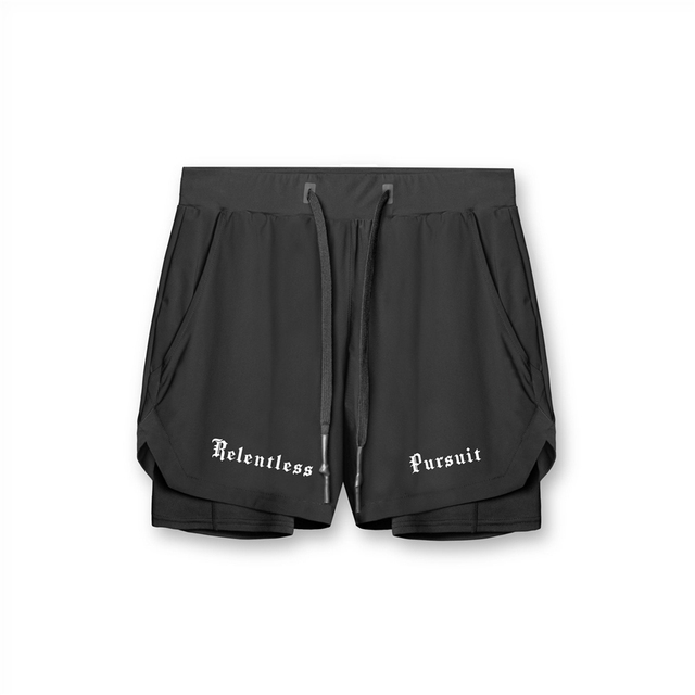 camouflage Running Shorts Men 2 in 1 Sports Jogging Fitness tatting Quick Dry Gym Training Sport Workout Short Pants
