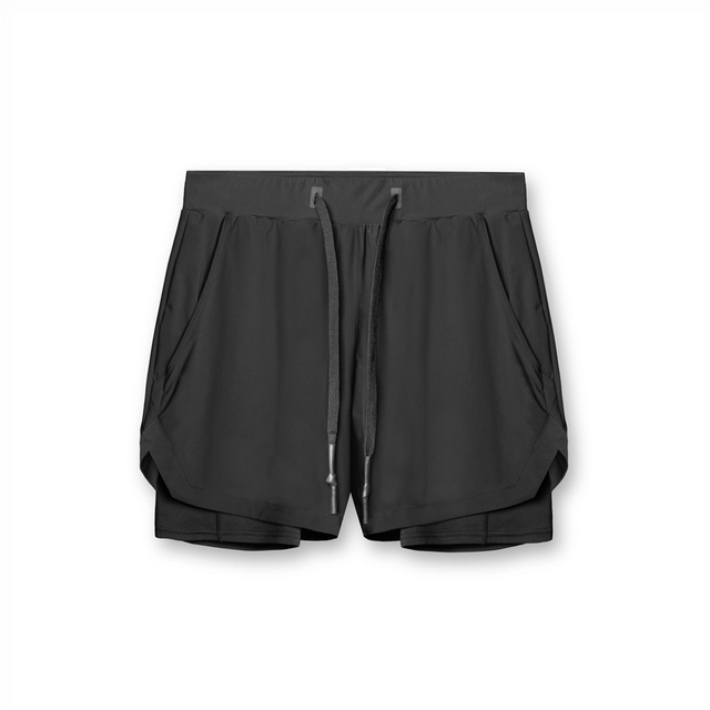camouflage Running Shorts Men 2 in 1 Sports Jogging Fitness tatting Quick Dry Gym Training Sport Workout Short Pants