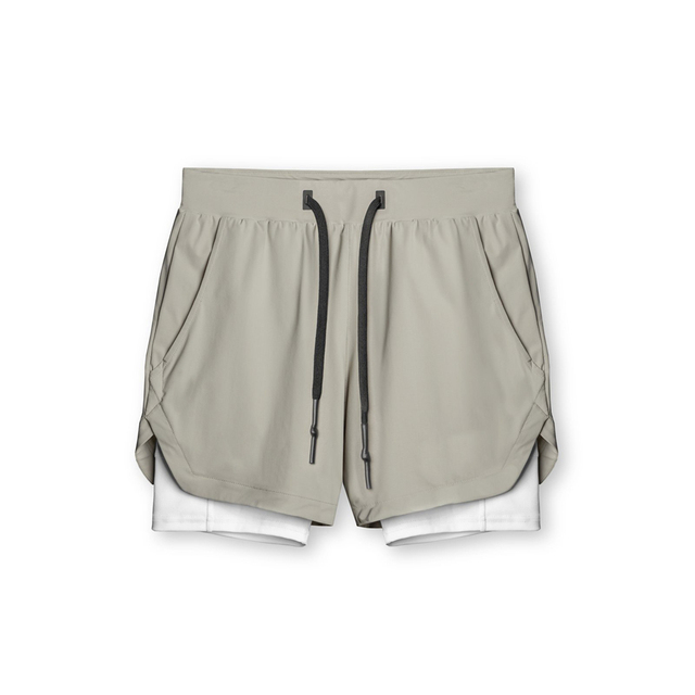camouflage Running Shorts Men 2 in 1 Sports Jogging Fitness tatting Quick Dry Gym Training Sport Workout Short Pants