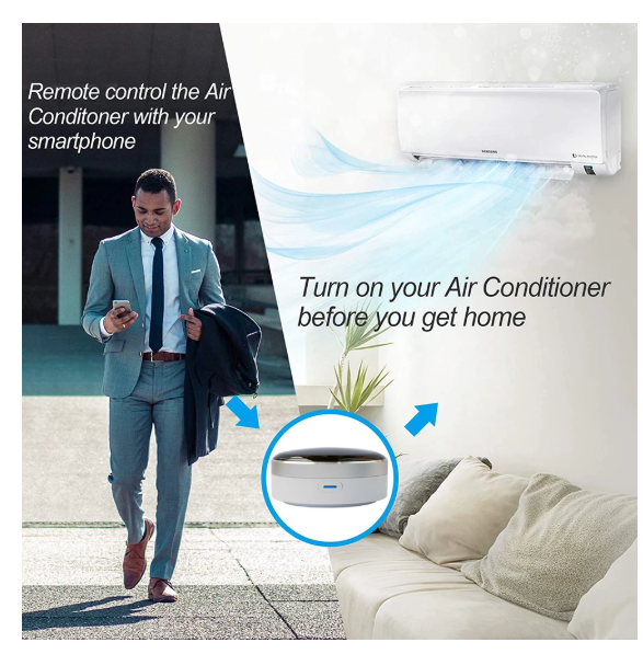 Universal IR Smart Remote Controller WiFi+Infrared Home Control Hub 360 Degrees Google Assistant Alexa Siri