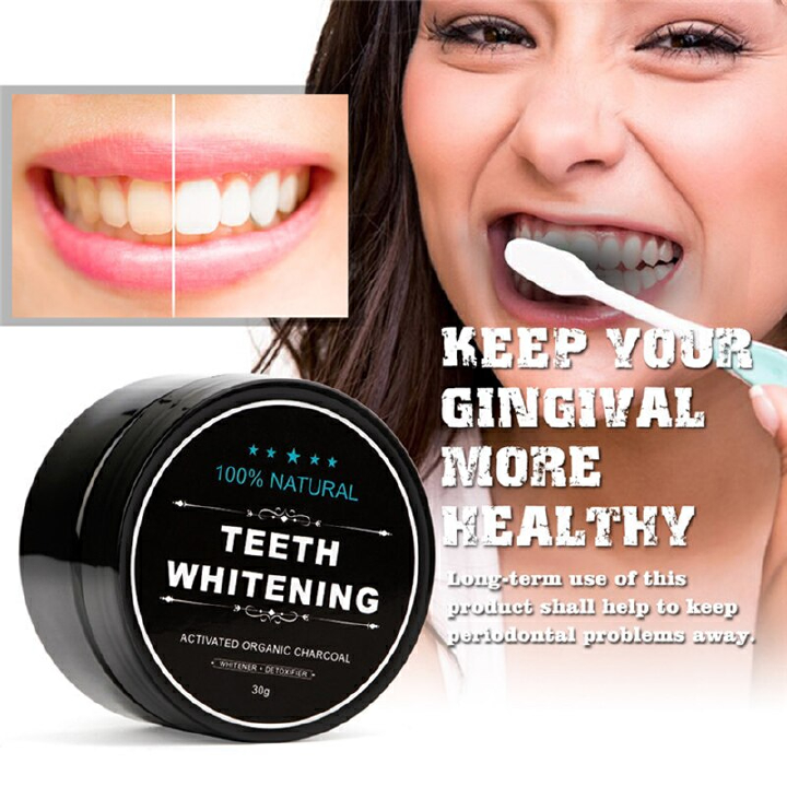 Bamboo Charcoal Teeth Whitening Powder Set Bamboo Activated Charcoal Powder Oral Hygiene Dental Tooth Care