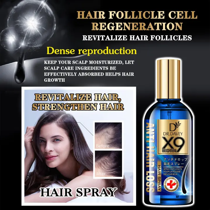 DR.DAVEY X9 Biotin Anti Hair Loss Hair Spray