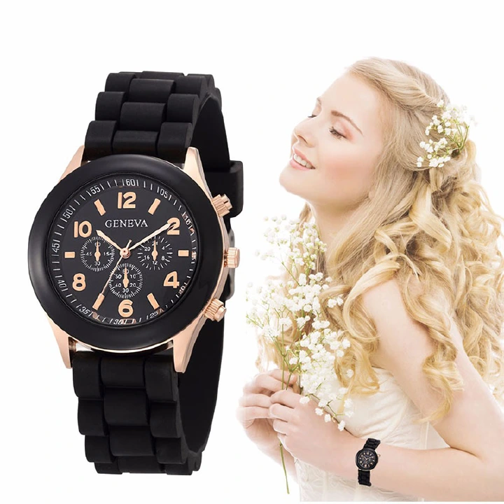 Women Watches New Arrivals Fashion Luxury Brand Women's Watch Silicone Strap Quartz Wrist Watch For Female Sport Watch Quartz Clock Valentines Gift
