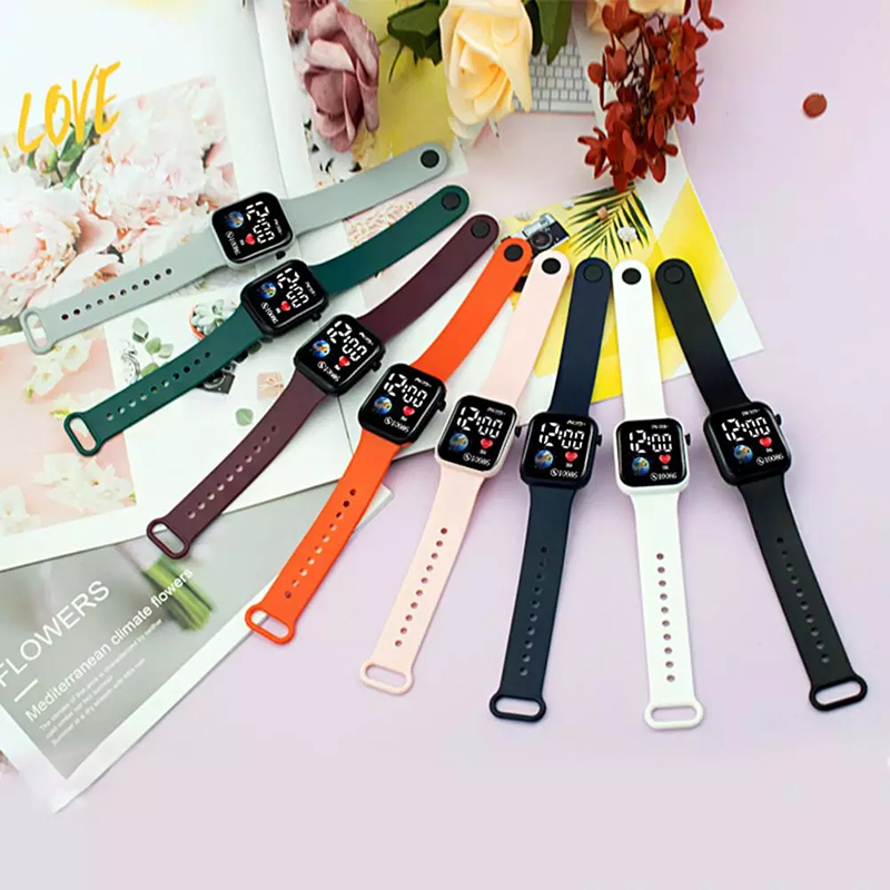 New Arrivals LED Sports Watches Bracelet Digital Watch Electronic Clock Casual Silicone Wristwatches Sport Wrist Watch For Man Woman Kids Gift