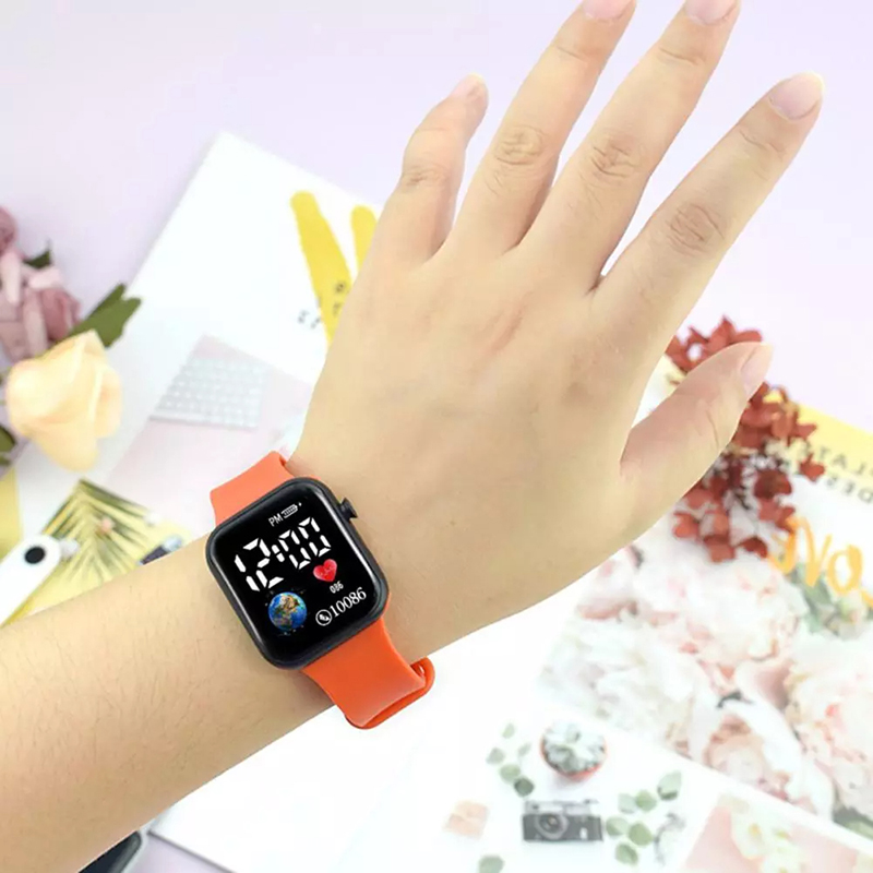 New Arrivals LED Sports Watches Bracelet Digital Watch Electronic Clock Casual Silicone Wristwatches Sport Wrist Watch For Man Woman Kids Gift