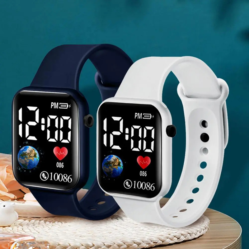 New Arrivals LED Sports Watches Bracelet Digital Watch Electronic Clock Casual Silicone Wristwatches Sport Wrist Watch For Man Woman Kids Gift