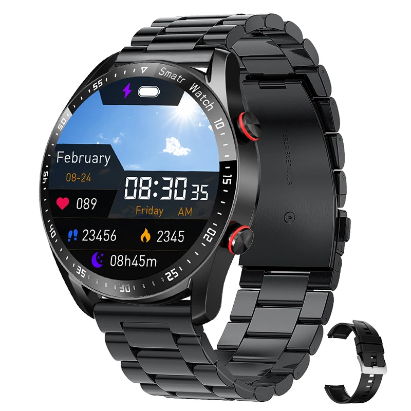 2024 New Arrivals Smart Watch Bluetooth Call Wristwatch ECG+PPG Fitness Bracelet Heart Rate Blood Pressure Monitor Tracker Sports Smartwatch Men/Women Waterproof Smartwatch