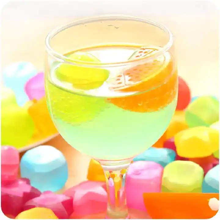 20pc pack Reusable silicone ice cubes. Chills drink without diluting because the water stays in even after defrosting pack of 20pcs Pre filled with water after serving the purpose you refrigerate agai