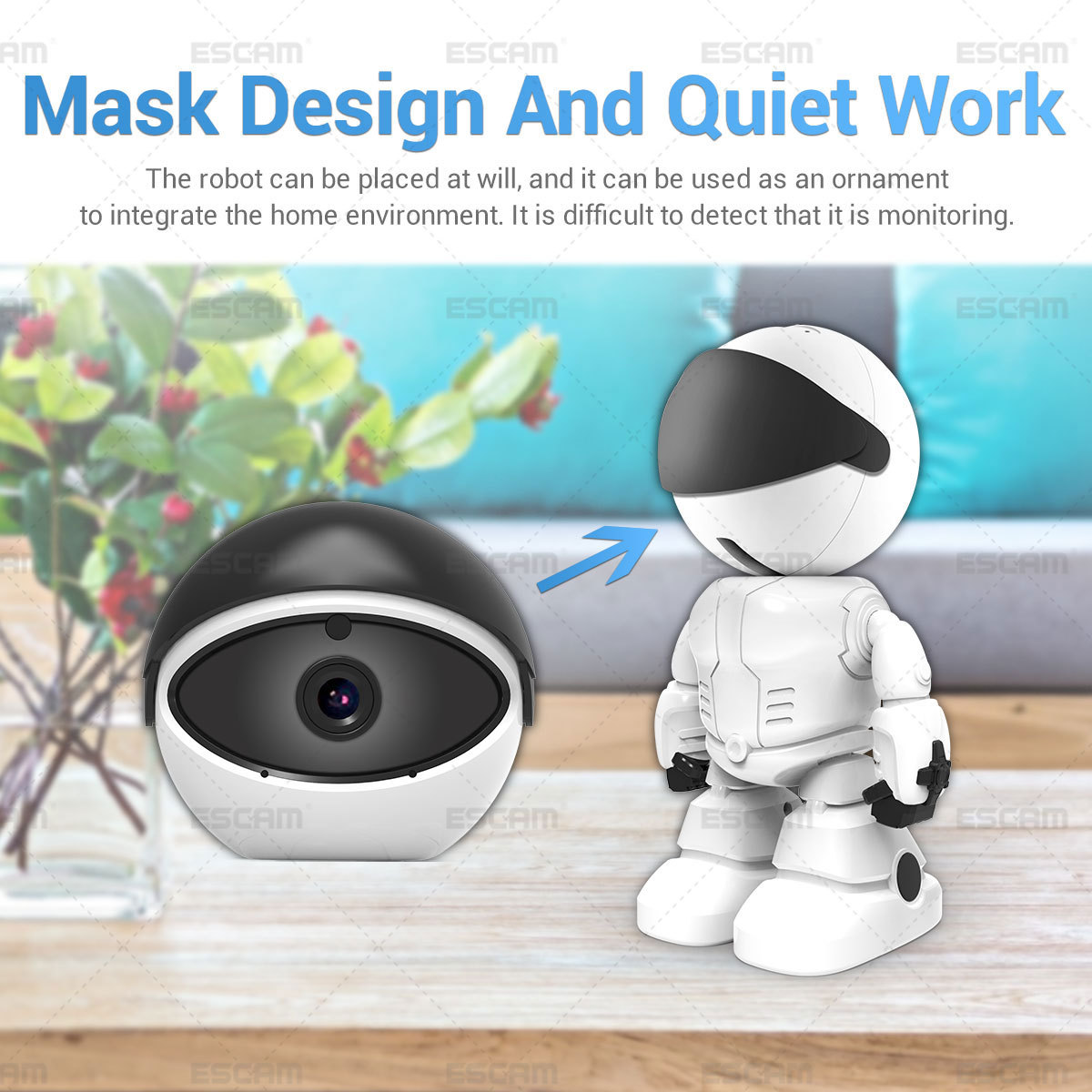 Best Price For Hd P Robot Wifi Camera Motion Detection Night Vision Ir Ip Spy Camera Fps