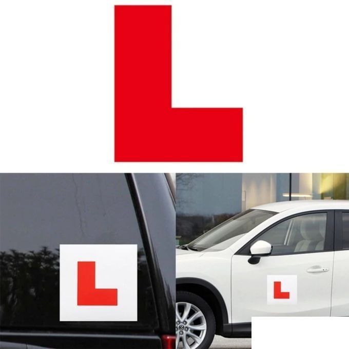 Generic "L" Learner Driver Sticker 2pcs.