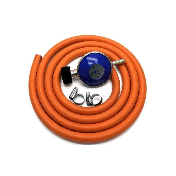 Generic 6KG GAS Regulator +FREE 2M Pipe+ 2 Free Hose Clamps