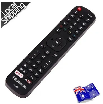 HISENSE ORIGINAL SMART TV REMOTE CONTROL - BLACK.