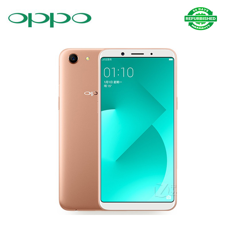 Refurbished Phones OPPO A83 64GB+4GB 32GB 5.7 inches 2G/3G/4G LTE Dual SIM 3180mAh 13MP+8MP Facial Unlocked Full Screen Facial Recognition  AI Smart Beauty