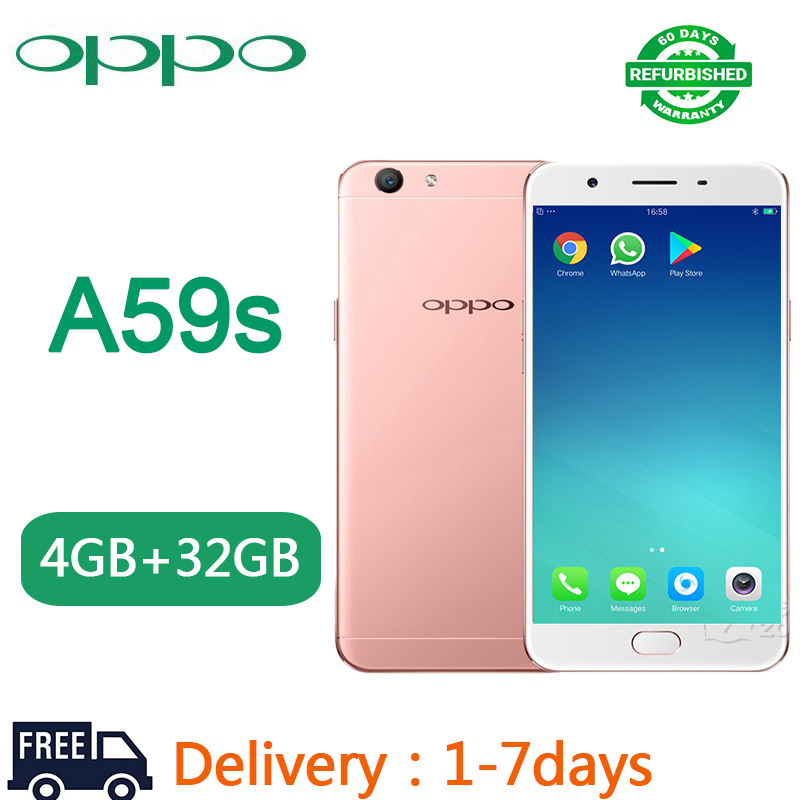 Refurbished OPPO A59s  F1s Smart Phone 5.5 inches 3075mAh 16MP+13MP 4GB+32GB 2G/3G/4G LTE Dual SIM card Unlocked phones