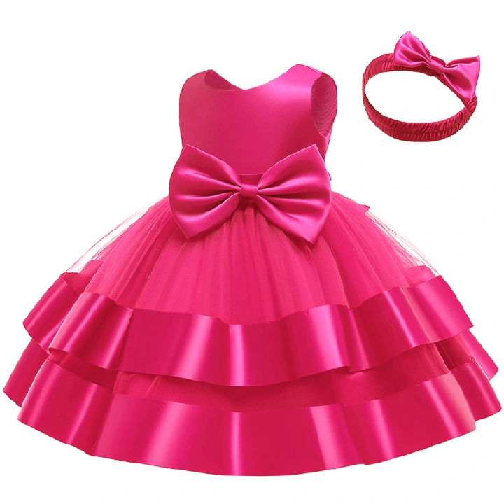 Baby Girl 1st Birthday Party Princess Dresses for Girls Baby Newborn Dress Set Kids Winter Autumn Baptism Christening Clothes