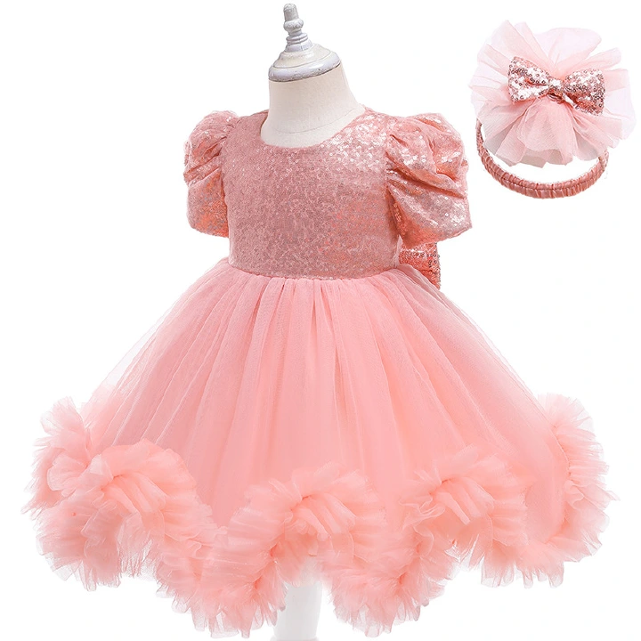 Children Clothes New kids Dresses For Girls Lace Sleeveless Party Dress Bow-Knot Princess Wedding Long Dress Vestido Infantil