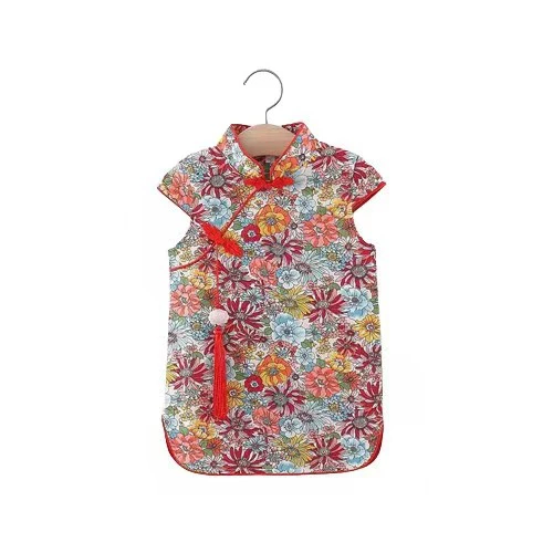 New summer dresses ethnic style cheongsam dress Princess dress Kids Clothing Princess Dress For Girls