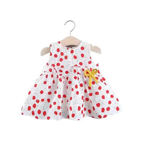 Baby girls dress New summer dresses polka dot sleeveless dress Princess dress Kids Clothing Princess Dress For Girls