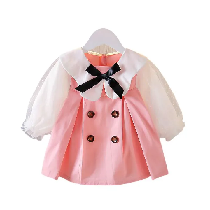 Newborn Baby Girls Clothes Casual Long Sleeve Dress for Baby Girl Clothing 1st Birthday Princess Party Dresses
