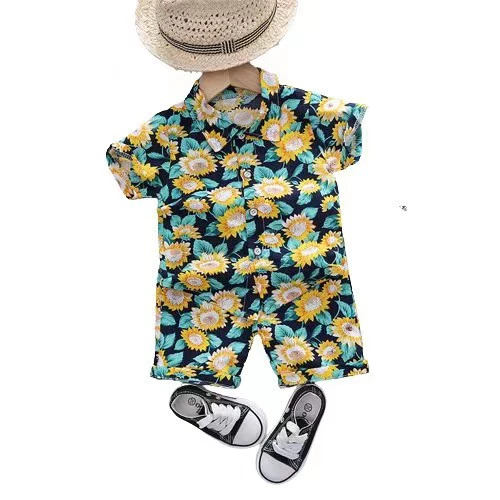 Baby Boy Summer Clothes Shirt Suit Outfits 2PCS Fashion Toddler Set Children Infant Boys Clothing 1 2 3 4 Years Baby Boys  Girl Clothes Sets , Boy Girl Pajamas Clothes Sets