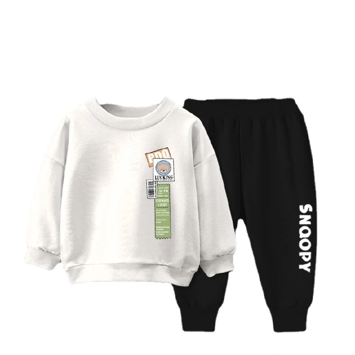 Baby Girl Boy Cotton Clothes Set Sweater Trousers 2PCS Child Jogging Sport Top Pants Set Loungewear Spring Autumn Tracksuits 2t-8T