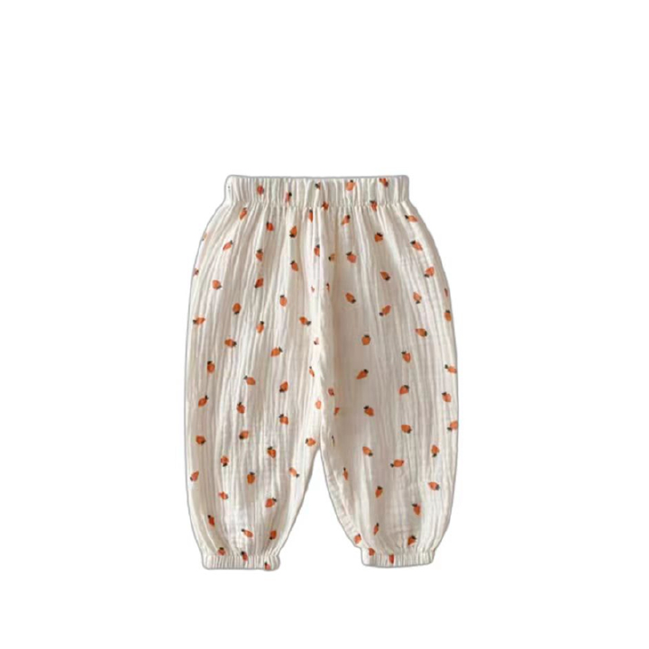 Summer Newborn Baby Pants For Boys Girls Clothing Cotton Heart Polka Dot Pattern Trousers Toddler Kids Loose Casual Pants  1pcs 1731    73(9m)    80(12m)   90(2T)  100cm (3T)     Please allow 1-3 CM