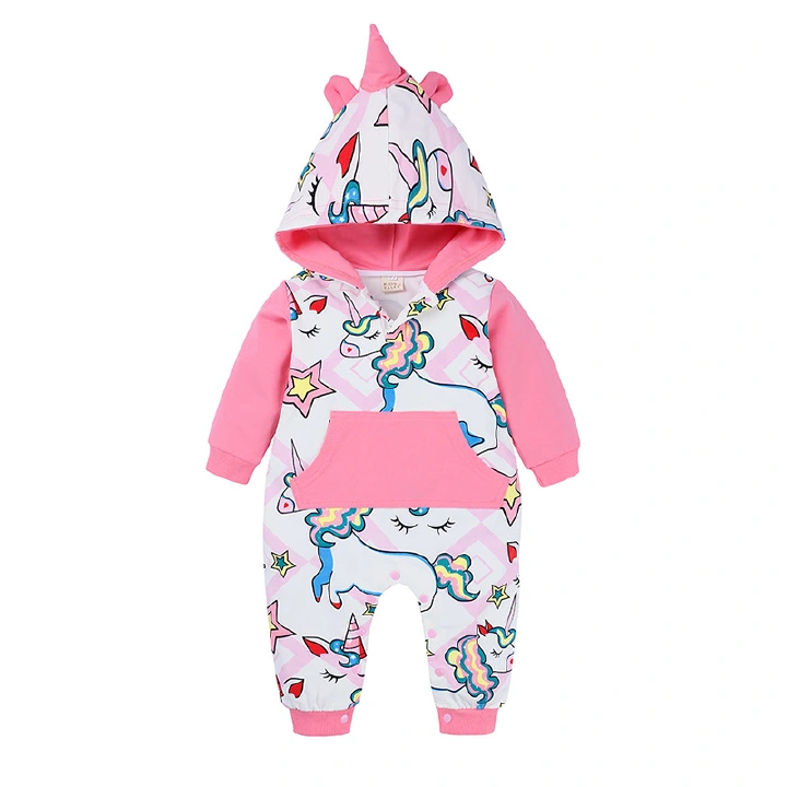 Baby Boy 3D Dinosaur Costume Animal Rompers warm spring autumn cotton romper Playsuit Clothes Newborn Infant Hooded
