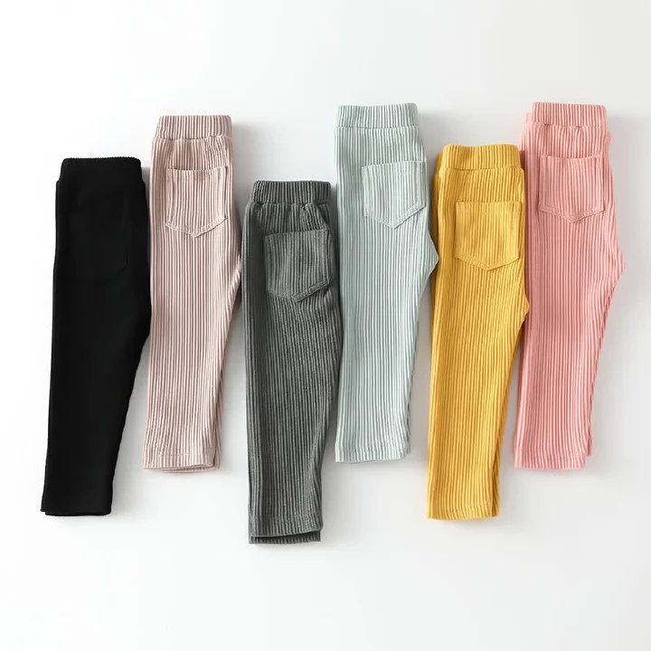 New Baby Girls Boys Leggings Cotton Big PP Pants Spring Autumn Kids Girl Pants Fashion High Waist Long Trousers Children's Pant