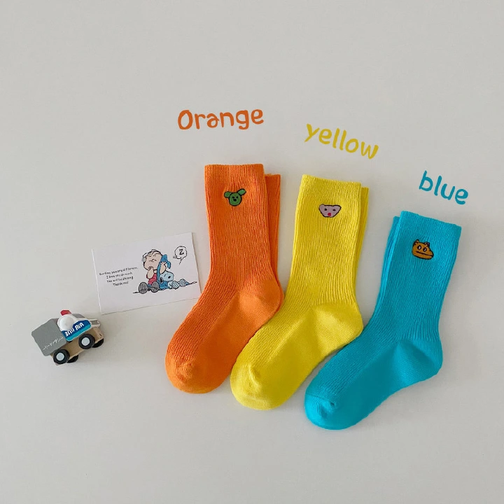 3Pairs/lot Kids Socks Autumn Winter Socks Children Cotton Christmas Socks For Students Girls Boys Cartoon Cute Warm Socks