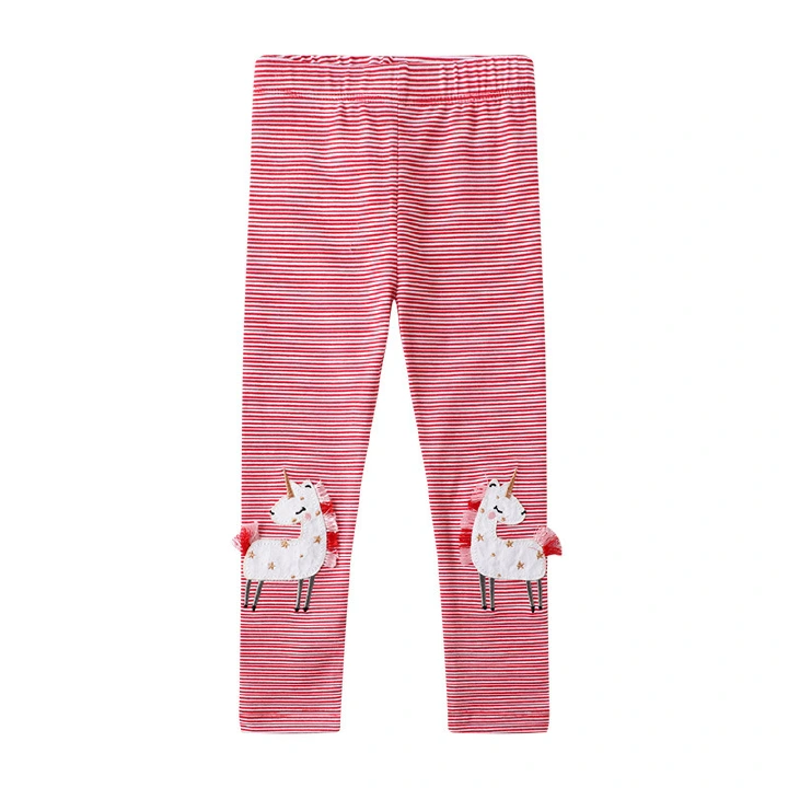 Baby Girls Leggings Stripes Unicorn New Spring Summer Kids Leggings Girls Cartoon Animals Pants Cotton Trousers