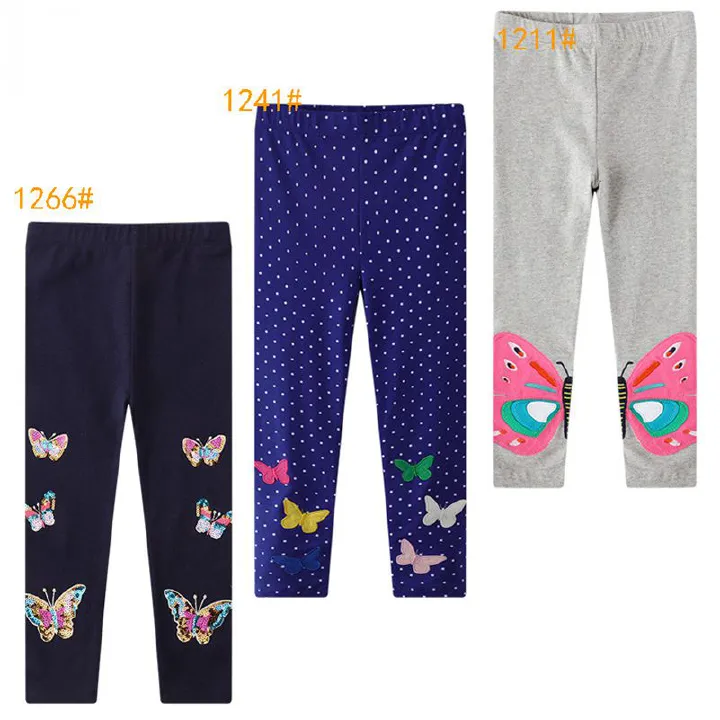 Girls Leggings Unicorn Print Cartoon Cotton Spring Autumn Kids Skinny Pant Cute Children Clothes