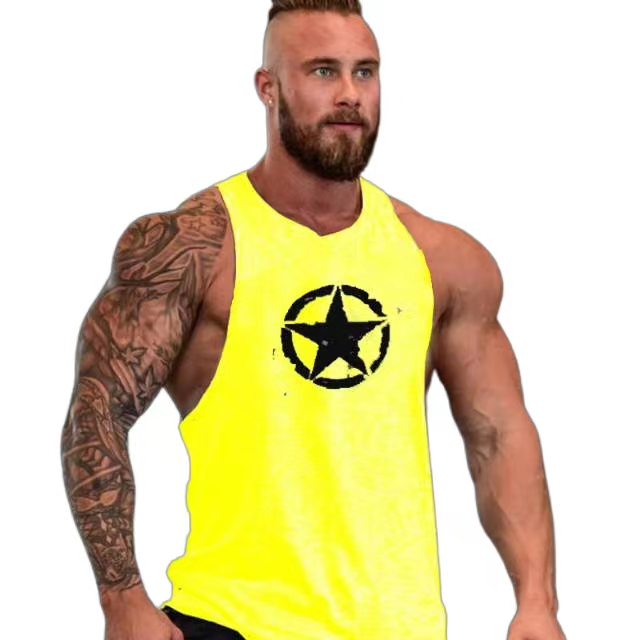New Fashion Cotton Sleeveless Shirts Tank Top Men Fitness Shirt Mens Singlet Bodybuilding Workout Gym Vest Fitness Men