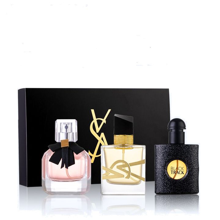 3 PCS Women Perfume Gift Box Set Seductive Floral Scent Perfumes Fresh Natural Long Lasting Fragrance Ladies Perfume