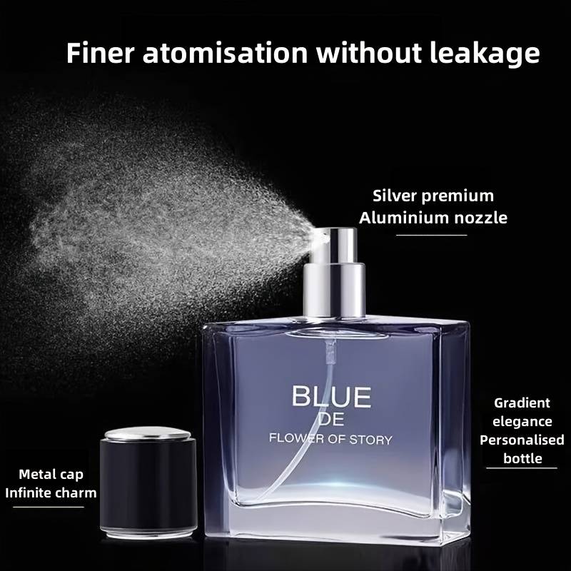 Light and Fresh Men's Perfume Spray for Dating Office and Daily Use Leak-Proof Fine Mist Long Lasting Men's Fragrances Perfect Birthday Valentine's Day and New Year's Gift