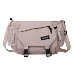 Men's and Women's New Fashion Large Capacity Crossbody Bag One shoulder Bag Student Class Postman Bag Backpack handbag handbags White one size