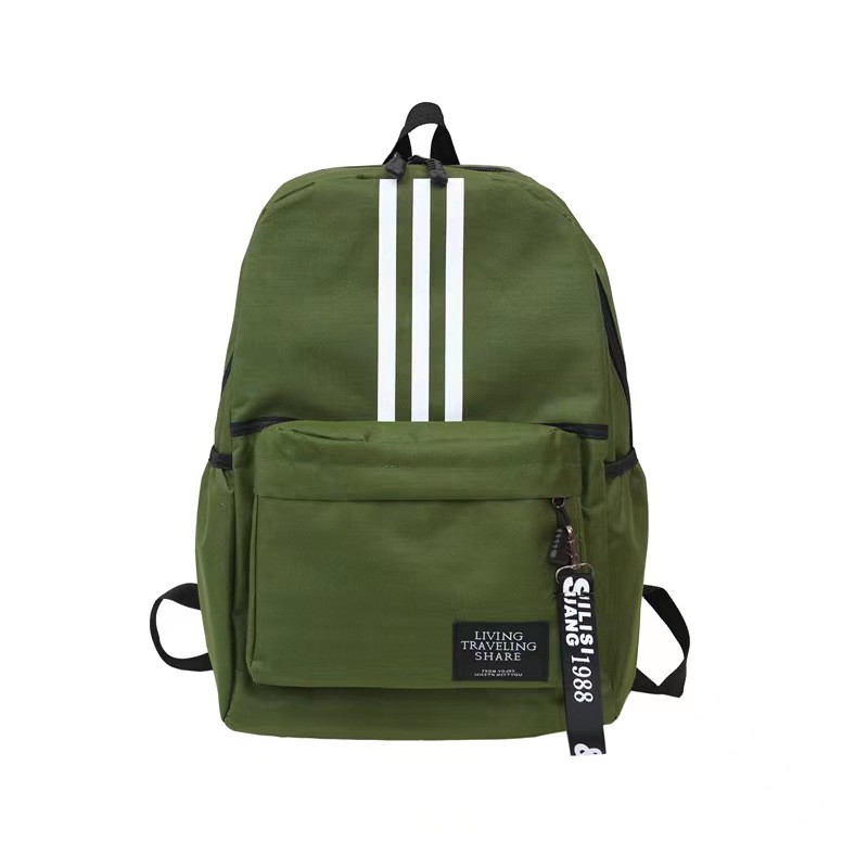 student backpack Backpack for men and women, large capacity couple backpack, student backpack, campus travel backpacks bags Green