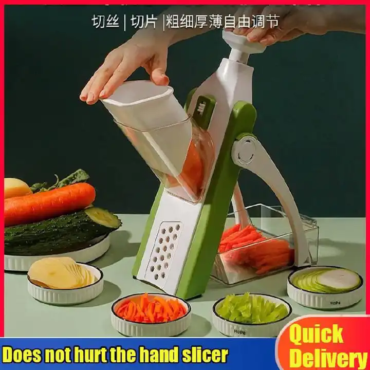 Mandoline Multi-purpose vegetable Slicer and chopper for soft fruits and vegetables