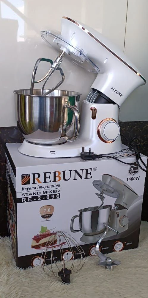 Rebune heavy duty stand mixer With 10L stainless steel Bowl for home and commercial use 1500 WATTS
