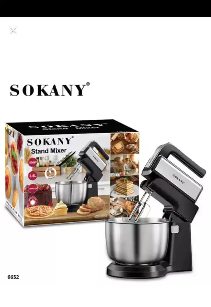Sokany Electric Kneading Machine 500W Sokany Stand Mixer With 3.5l Stainless Steel Bowl