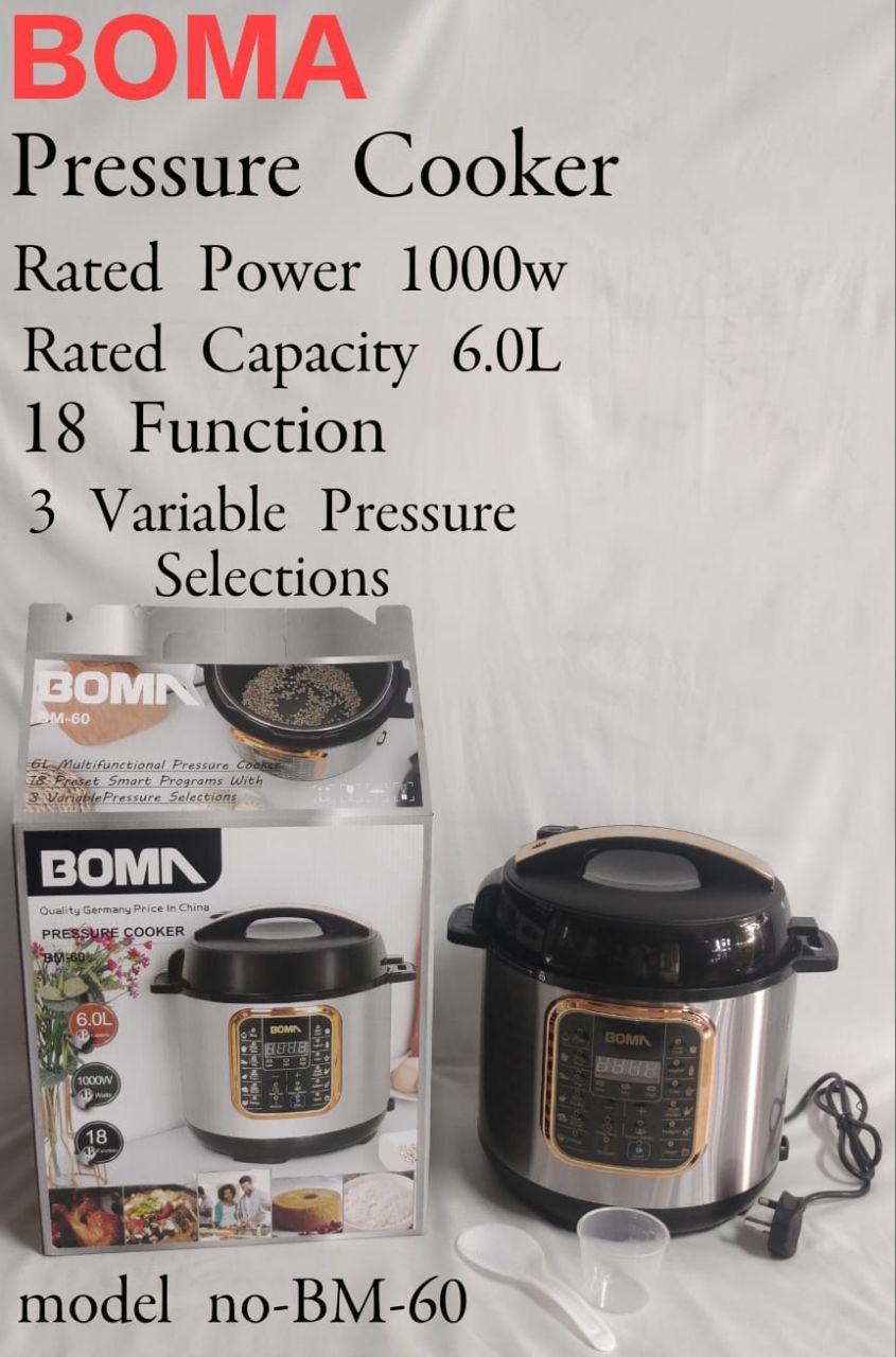 Best price for 6L Boma electric pressure cooker with 18 functions menu ...