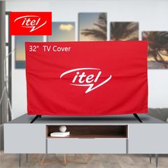 itel 32 inch TV Dust Proof Cover Red 32 inch