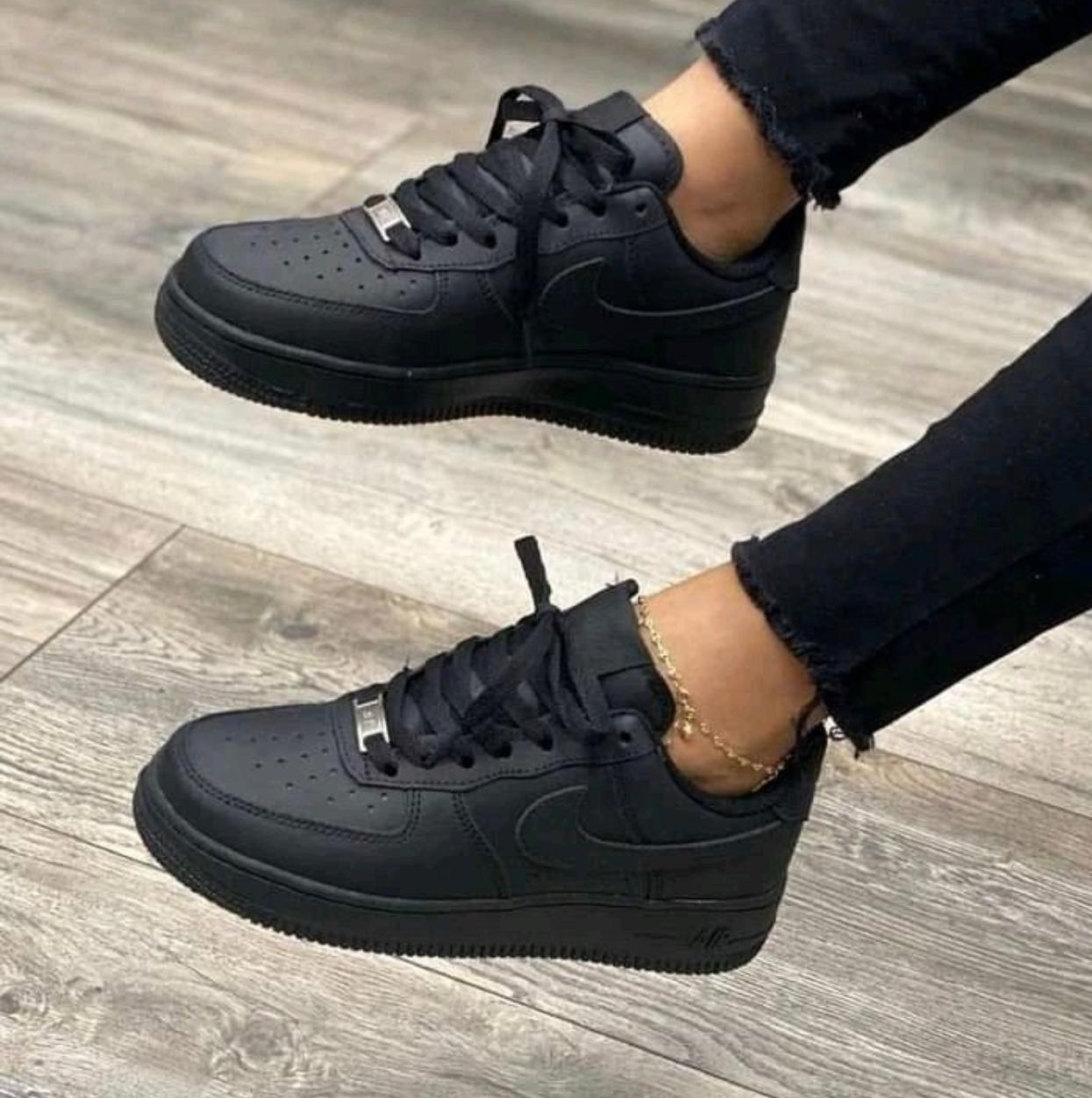 durable black airforce shoes breathable sneaker