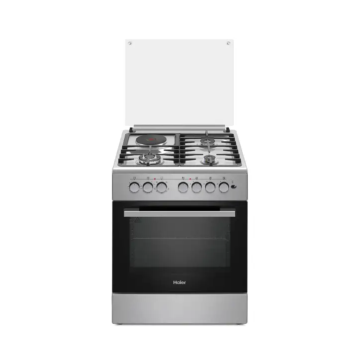 Haier 60X60, 4 Gas Cooker, Electric Oven – HCR2040EES