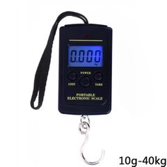1PC Multifunctional Mini 40kg/10g Electronic Hanging Fishing Luggage Balanca Portable Digital Handy Pocket Weight Hook Scale Black