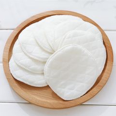 12pcs Reusable Nursing Breast Pads Washable Soft Absorbent Baby Breastfeeding Waterproof Breast Pads 12pcs