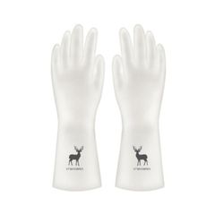Waterproof Rubber gloves latex dishwashing gloves kitchen durable cleaning housework chores dishwashing tools Deer S