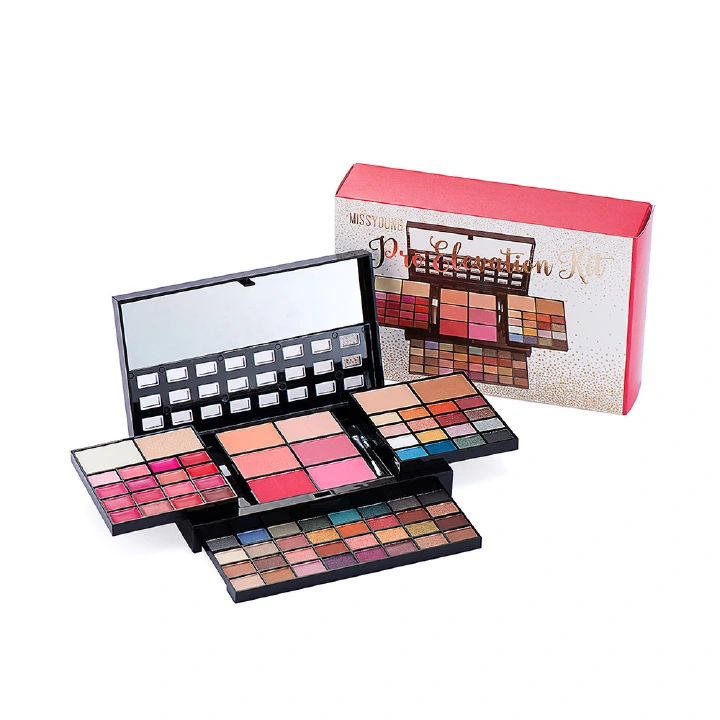 Makeup set eye lip gloss cheek grooming brush combinations such as beginners beauty makeup suits