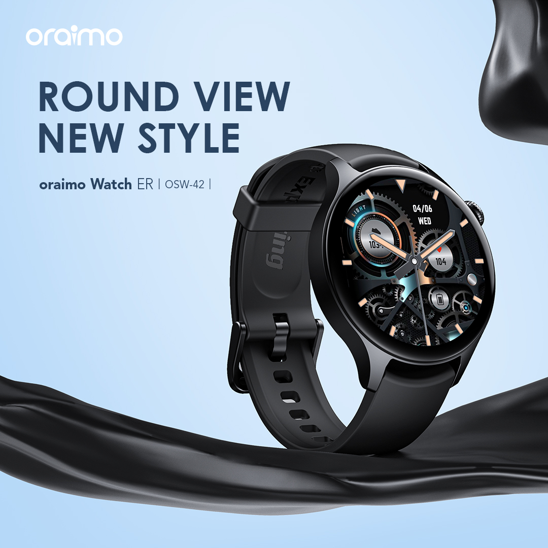 oraimo Watch 4 Plus BT Call 2.01'' HD Large Screen Smart Watch